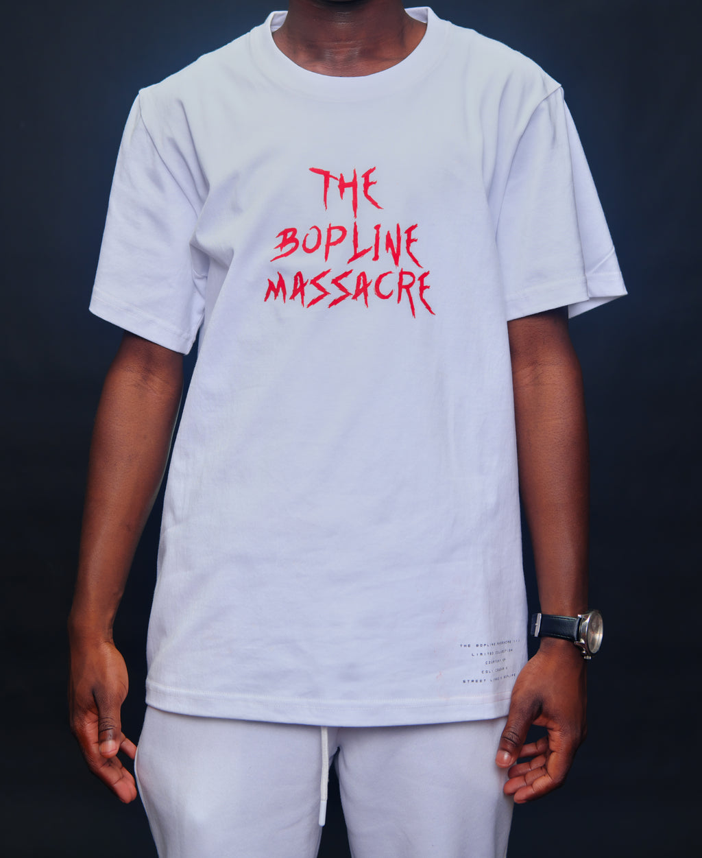 Hunger Ke Opp Blood Tee (White)