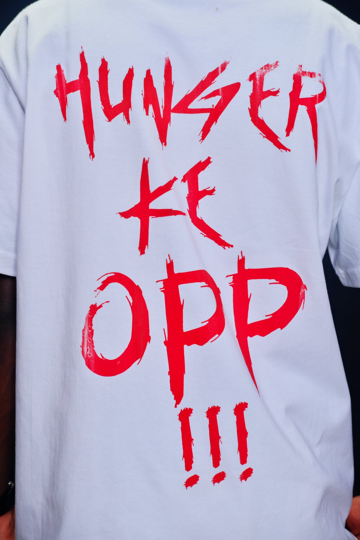 Hunger Ke Opp Blood Tee (White)