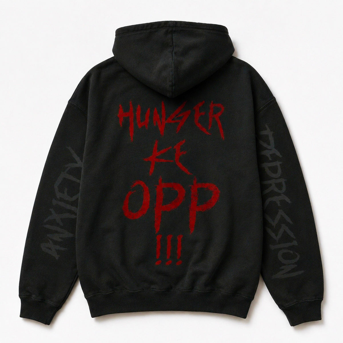 Hunger Ke Opp Blood Hoodie (Black)