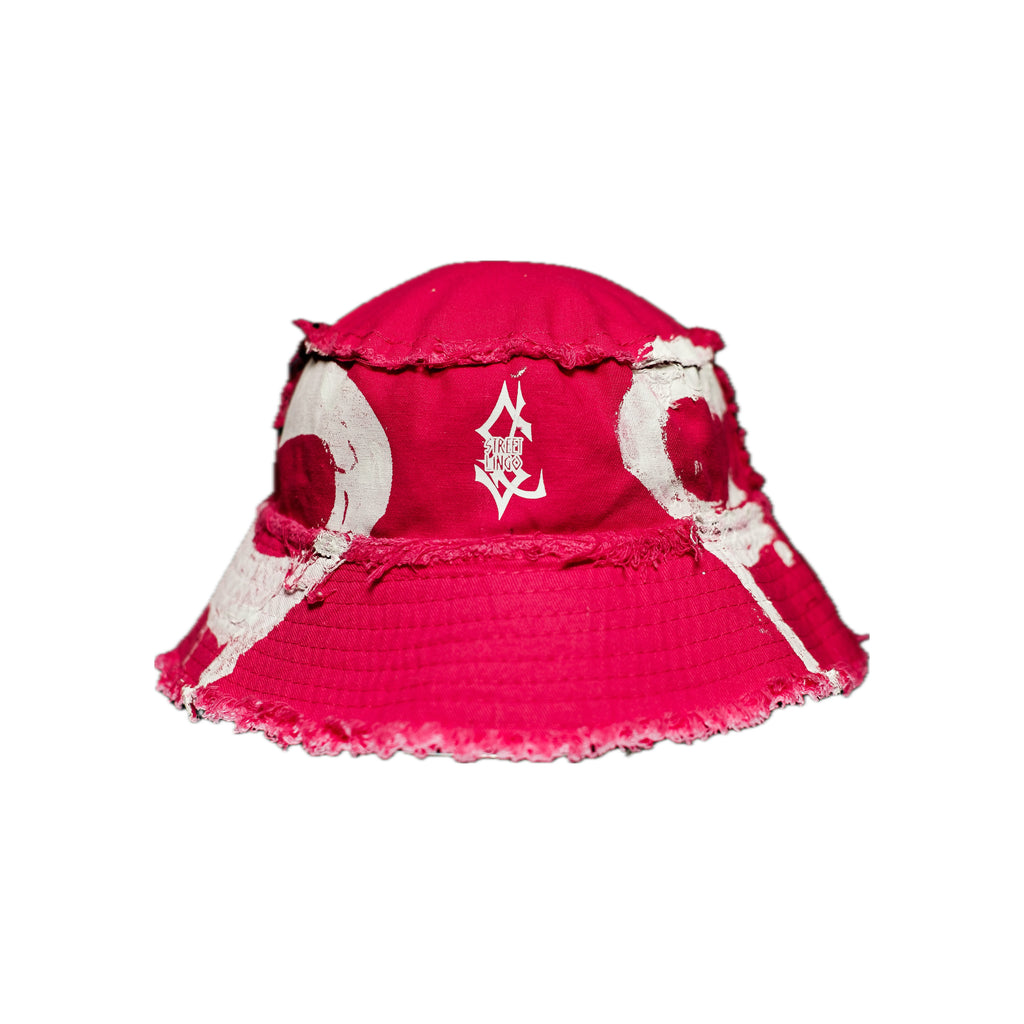 Ra Baba 2in1 Distress Hat (Pink)