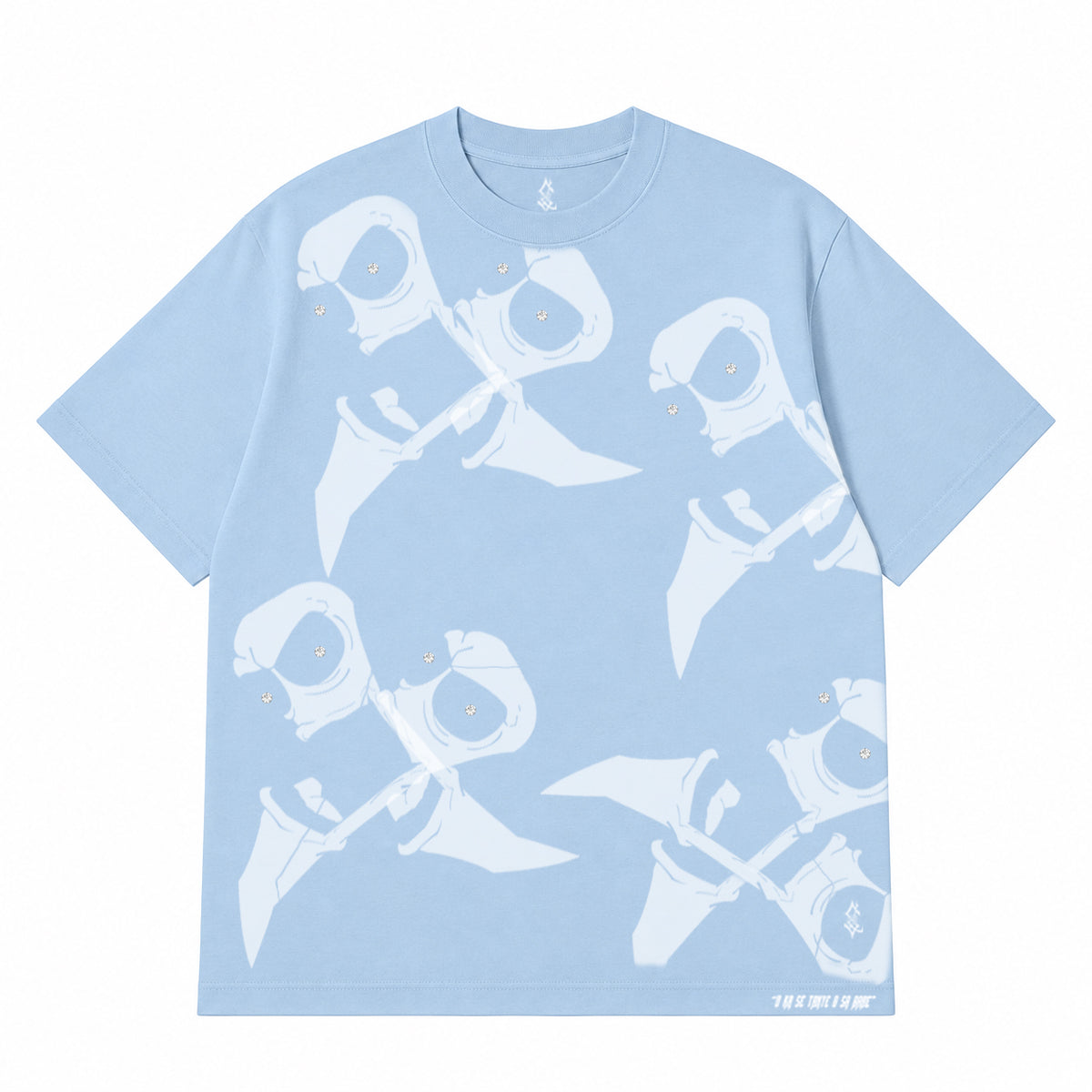 Ra Baba Tabasco Blue Tee
